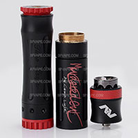 Timekeeper Style Saw Blade Mechanical Mod + AV Murdered Out Style Mechanical Mod Kit