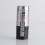 MK2 Special Brass Soon Integral Cipher Style Mechanical Mod - Silver, Chroming Brass + Delrin, 1 x 18650