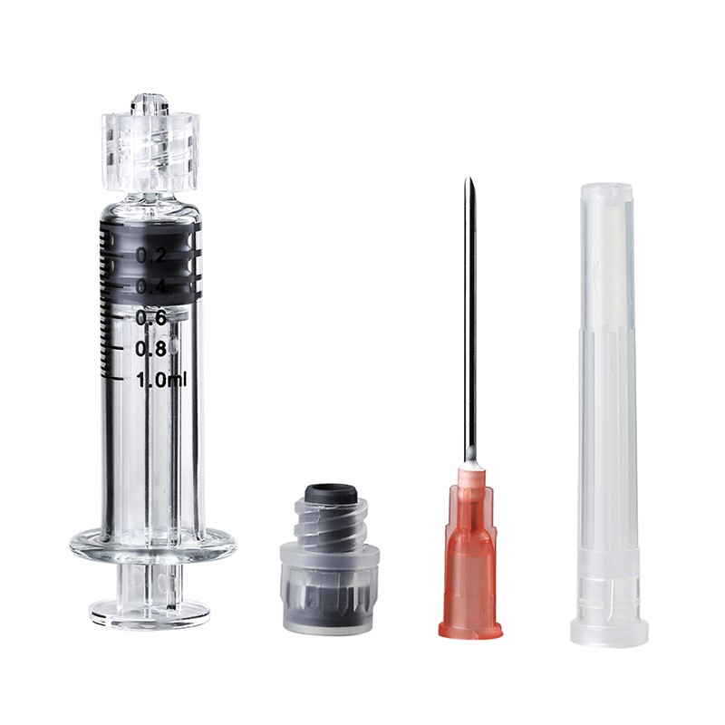 Buy Authentic LTQ Vapor Luer Lock Glass Syringe E-juice Injector 1ml