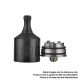 Authentic Wotofo STNG MTL RDA Rebuildable Dripping Atomizer - Rainbow, Stainless Steel, 22mm Diameter