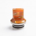 Authentic Reewape AS281TS 810 Replacement Drip Tip for SMOK TFV8 / TFV12 Tank / Kennedy /Battle/Reload RDA - Yellow, Resin, 20mm