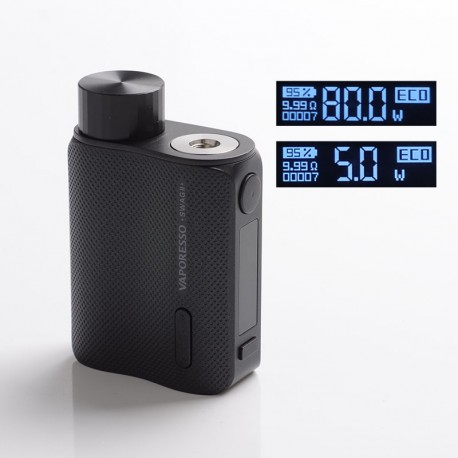 Buy Authentic Vaporesso SWAG II 2 80W Variable Wattage Black Box Mod