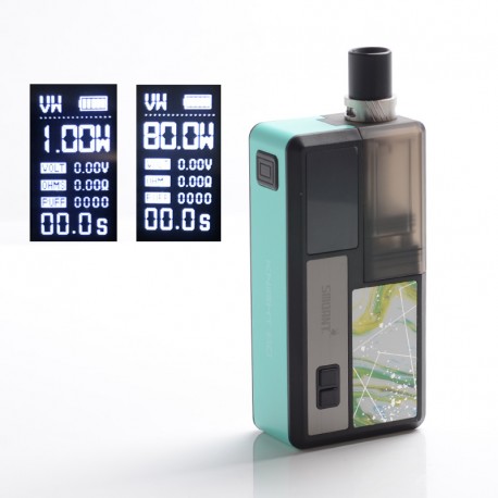 [Ships from Bonded Warehouse] Authentic Smoant Knight 80 80W TC VW Mod RBA Pod System Kit - Blue, 1~80W