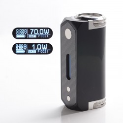 SXK Stickman SLGT V2 Gera GT Style 70W TC VW Variable Wattage Box Mod - Black, 1 x 21700