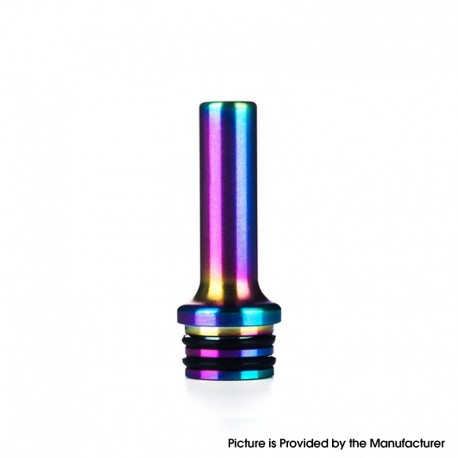 Authentic Reewape AS248 510 Drip Tip for RDA / RTA / RDTA / Sub Ohm Tank Atomizer - Rainbow, Stainless Steel