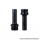 Authentic Reewape AS248 510 Drip Tip for RDA / RTA / RDTA / Sub Ohm Tank Atomizer - Black, Stainless Steel