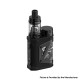 Authentic SMOK Scar-Mini Kit 80W VW Box Mod with TFV9 Mini Tank - Fluid Black White, VW 1~80W, 1 x 18650, 3.0ml, 0.15ohm