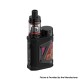 Authentic SMOK Scar-Mini Kit 80W VW Box Mod with TFV9 Mini Tank - Red Stabilizing Wood, VW 1~80W, 1 x 18650, 3.0ml, 0.15ohm