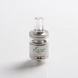 Authentic YDDZ T1 MTL RTA Rebuildable Tank Atomizer- Silver, Stainless Steel, 2.0ml / 4.0ml, 22mm Diameter