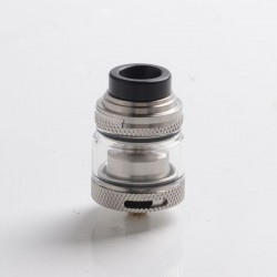 Authentic Advken Mad Hatter RTA Rebuildable Tank Atomizer - Silver, 2.0ml, 24mm Diameter