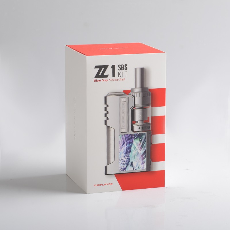 Buy Authentic Digiflavor Z1 80w Sbs Kit Silver Gray Scallop Shell