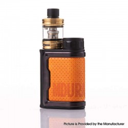 Authentic Wotofo MDura Mini 80W VW Box Mod Kit with nexMINI Sub Ohm Tank Atomizer - Halftone Orange, VW 5~80W, 1 x 18650, 3.5ml