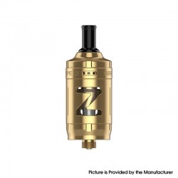 [Ships from Bonded Warehouse] Authentic GeekVape Z MTL Sub ohm Tank Atomizer - Gold, 2ml, 0.8ohm / 1.2ohm, 22.4mnm Diameter