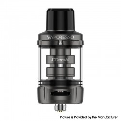 Authentic Vaporesso iTank Atomizer - Grey, 5ml, 0.2ohm / 0.4ohm, 24.5mm Diameter