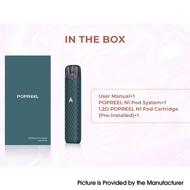 Buy Authentic Uwell Popreel N1 10W Pod System Vape Kit Forest Green