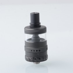 Authentic Koguovape Gamo RTA Rebuildable Tank Atomizer - Black, SS316 + Glass + POM, 3.0ml, 23mm Diameter