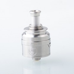 Authentic Auguse Era RDA Rebuildable Dripping Atomizer - Silver, SS316, BF Pin, RDL / MTL, 22mm Diameter