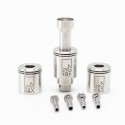 SXK NEO Style RBA Bridge for Billet / SXK BB / Vandy Pulse AIO / Cthulhu AIO / Boro Mod - Silver, 316SS