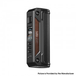 [Ships from Bonded Warehouse] Authentic LostVape Thelema Solo 100W Box Mod - Black Classic Black, VW 5~100W, 1 x 18650 / 21700