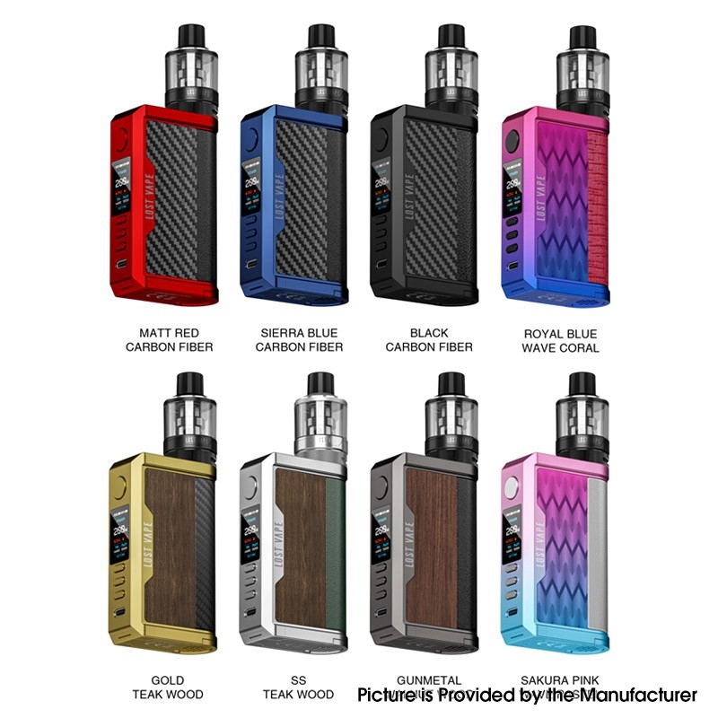 Buy Authentic Lost Vape Centaurus Q200 Box Mod Kit With Ub Max Pod Tank 5ml Royal Blue Wave Coral 5274