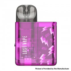 [Ships from Bonded Warehouse] Authentic LostVape Ursa Baby Pod System Kit - Purple Clear, 800mAh, 2.5ml, 0.8ohm