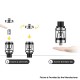 Authentic Vaporesso Tarot Nano 80W TC 2500mAh 0.91" OLED VW Variable Wattage Mod + Veco Tank Kit - Black, 5~80W, 2ml, 22mm