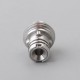 Mission MXV Nuke Style Drip Tip Set for BB / Billet Mod - Silver + Black, 1 POM Mouthpiece