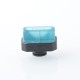 Kontrl Mag Style 510 Drip Tip - Black + Blue, Aluminum + Resin