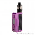 [Ships from Bonded Warehouse] Authentic LostVape Thelema Quest 200W VW Box Mod Kit with UB Pro Pod Tank - Purple Carbon Fiber