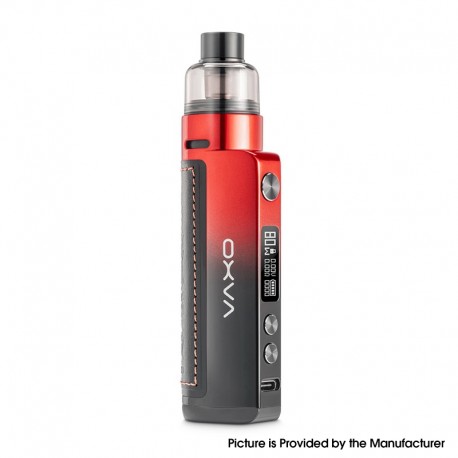 [Ships from Bonded Warehouse] Authentic OXVA Origin 2 80W Pod Mod Kit - Black Red, VW 5~80W, 1 x 18650, 5ml, 0.2ohm