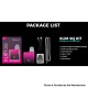 Authentic OXVA Xlim SQ Pod System Kit - Pink Green, 900mAh, 5~25W, 2ml, 0.8ohm / 1.2ohm