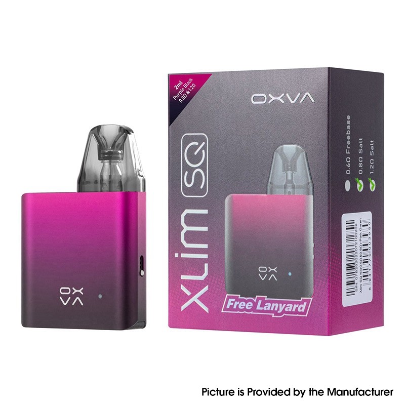 Buy Authentic Oxva Xlim Sq Pod System Vape Kit Pink Green