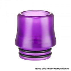 Authentic Reewape AS347 810 Drip Tip for RBA / RTA / RDA Atomizer - Purple