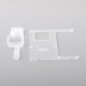 SSPP Style Front + Back Door Panel Plate Set for Cthulhu AIO Mod Kit - Translucent