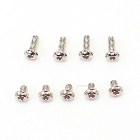 SXK Replacement Torx Screw Set Kit for SXK BB 70W / DNA 60W Style Box Mod Kit - Silver, Stainless Steel (9 PCS)