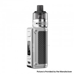 [Ships from Bonded Warehouse] Authentic LostVape Thelema Mini 45W Box Mod Kit with UB Lite Pod Tank - Space Silver, 1500mAh