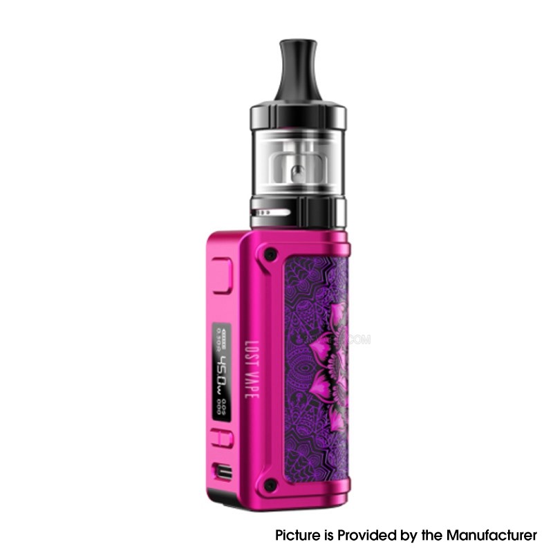 Buy Authentic Lost Thelema Mini 45W Box Mod Kit with UB Lite Pod Pink  Blossom