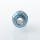 Authentic MK MODS Ti-type2 Drip Tip + Button Set for SXK BB / Billet - Blue, Titanium Alloy