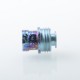 Authentic MK MODS Ti-type2 Drip Tip + Button Set for SXK BB / Billet - Blue, Titanium Alloy