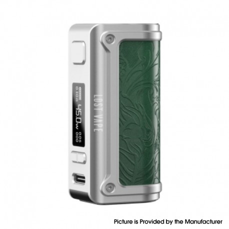 [Ships from Bonded Warehouse] Authentic LostVape Thelema Mini 45W Box Mod - Selva Silver, 1500mAh, VW 5~45W