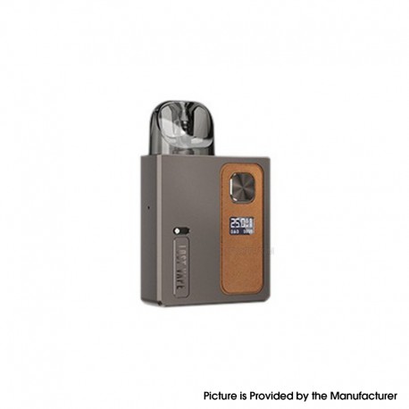 [Ships from Bonded Warehouse] Authentic LostVape Ursa Baby Pro Pod System Kit - Gunmetal Espresso, 5~25W, 900mAh, 0.6 / 0.8ohm