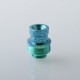 Authentic MK MODS Ti-type2 Drip Tip + Button Set for SXK BB / Billet - Green, Titanium Alloy