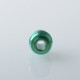 Authentic MK MODS Ti-type2 Drip Tip + Button Set for SXK BB / Billet - Green, Titanium Alloy