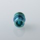 Authentic MK MODS Ti-type2 Drip Tip + Button Set for SXK BB / Billet - Green, Titanium Alloy