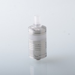 [Ships from Bonded Warehouse] Authentic BP Mods Labs MTL RTA Rebuildable Tank Atomizer - Silver, 2.7ml, 22mm Diameter