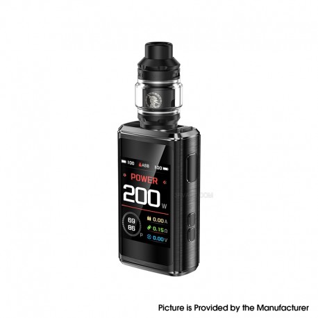 [Ships from Bonded Warehouse] Authentic GeekVape Z200 Zeus 200 200W VW Box Mod Kit with Z Sub Ohm 2021 Tank - Black, 5~200W