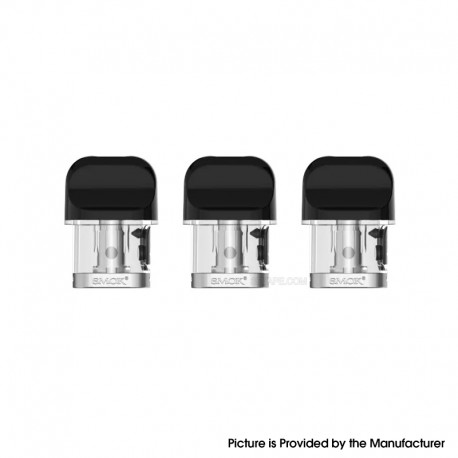 [Ships from Bonded Warehouse] Authentic SMOKTech SMOK Novo X Replacement Pod Cartridge - Clear Meshed 0.8ohm Pod, 2ml (3 PCS)