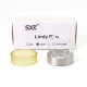 SXK Lindy Style RTA Replacement Tank Tube - 316 Stainless Steel + PEI + Glass (3 PCS)