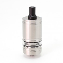 SXK Lindy Style RTA Rebuildable Tank Atomizer - Silver, 316SS, 5ml, 22mm, MTL 