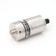 SXK Lindy Style RTA Rebuildable Tank Atomizer - Silver, 316SS, 5ml, 22mm, MTL 